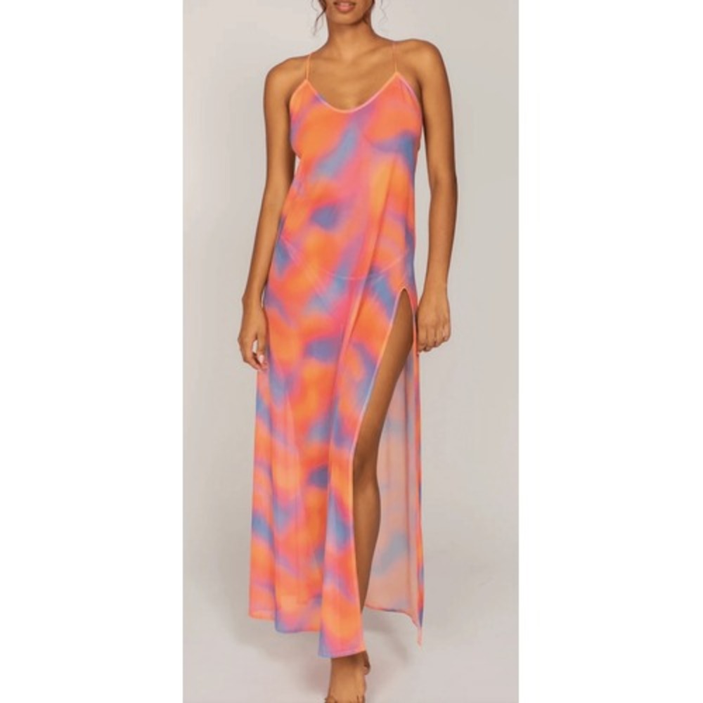 Peixoto Mystic Mellow Arya Swim Cover Up Sleeveless Size Large Multi NEW